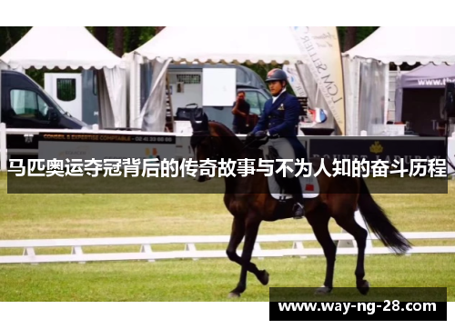 马匹奥运夺冠背后的传奇故事与不为人知的奋斗历程